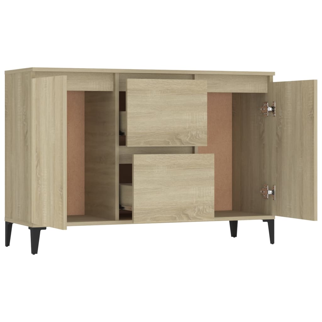 Credenza Rovere Sonoma 104x35x70 cm in Truciolato - homemem39