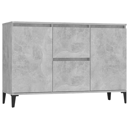 Credenza Grigio Cemento 104x35x70 cm in Truciolato - homemem39