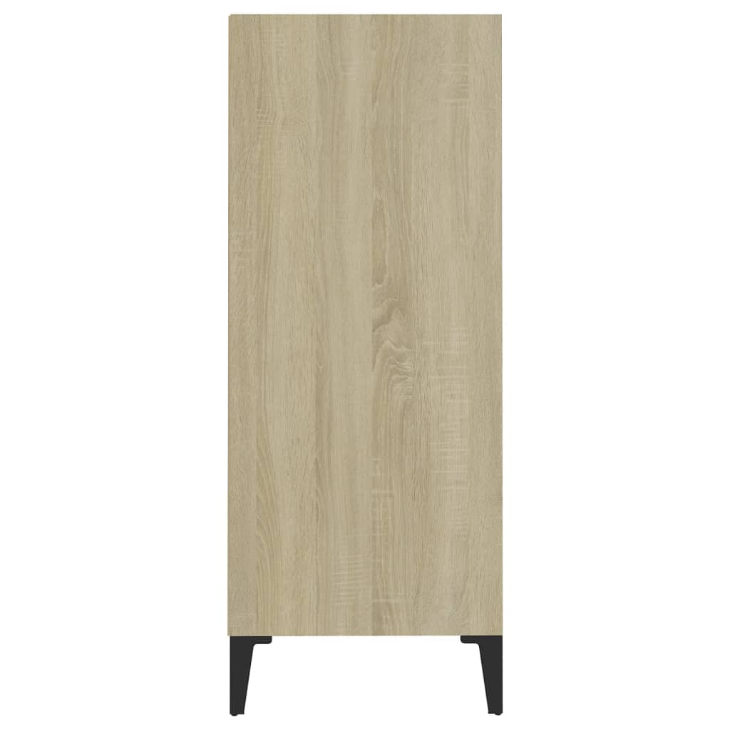 Credenza Rovere Sonoma 57x35x90 cm in Legno Multistrato - homemem39