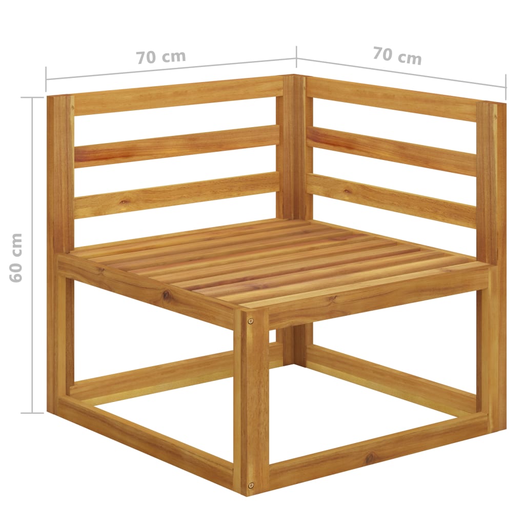 Panchina da Giardino a 2 Posti con Cuscini Bianco Crema - homemem39