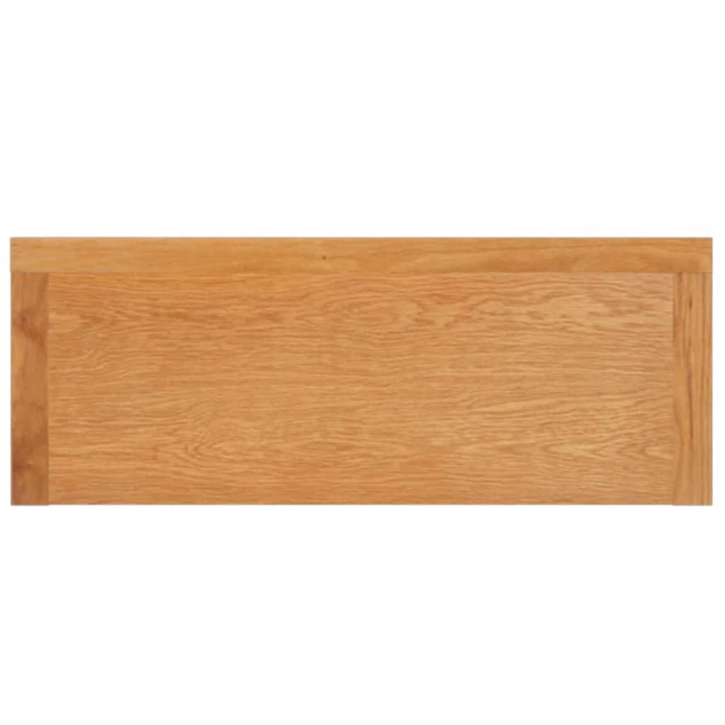 Tavolo Consolle 110x35x75 cm in Legno Massello di Rovere - homemem39