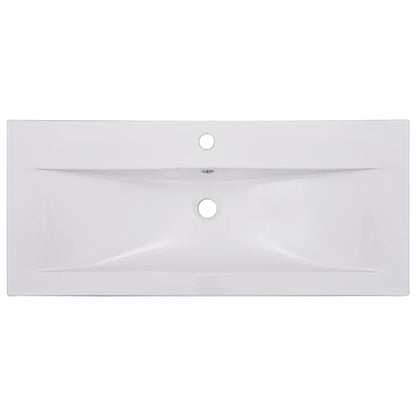 Set Mobili da Bagno Bianco Lucido in Legno Multistrato - homemem39