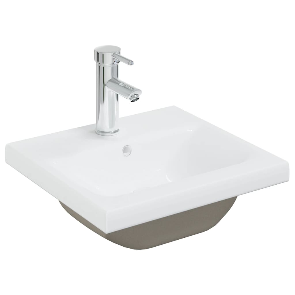 Mobile da Bagno con Lavabo Integrato Grigio in Truciolato - homemem39