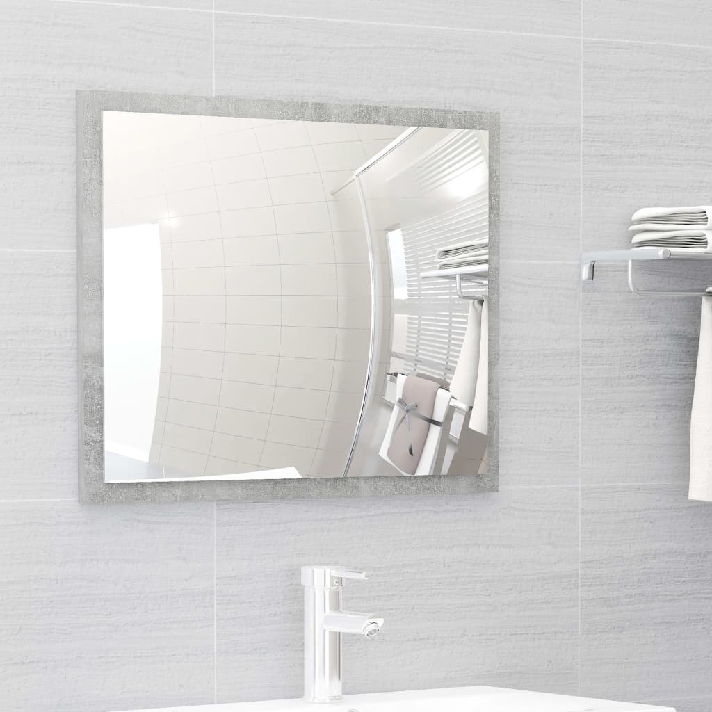 Set Mobili da Bagno Grigio Cemento in Legno Multistrato - homemem39