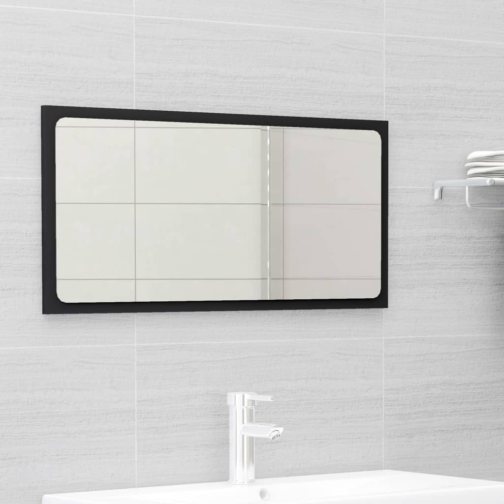 Set Mobili da Bagno Nero in Truciolato - homemem39