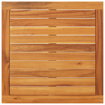 Set Divani Giardino 2 pz Cuscini Bianco Crema in Legno d'Acacia - homemem39