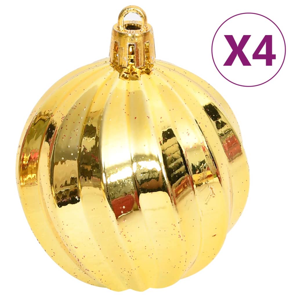 Set Addobbi di Natale 108 pz Oro e Rosso - homemem39