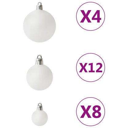 Set Palline di Natale 100 pz Bianco - homemem39