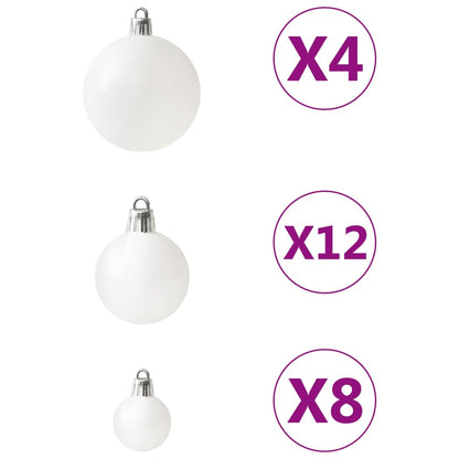 Set Palline di Natale 100 pz Bianco - homemem39