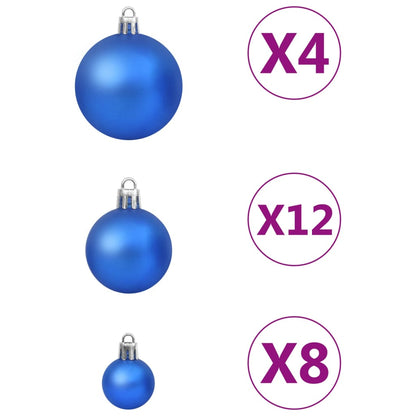 Set Palline di Natale 100 pz Blu - homemem39