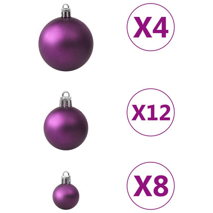 Set Palline di Natale 100 pz Viola - homemem39