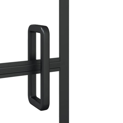 Pannello per Box Doccia in ESG 80x140 cm Nero - homemem39