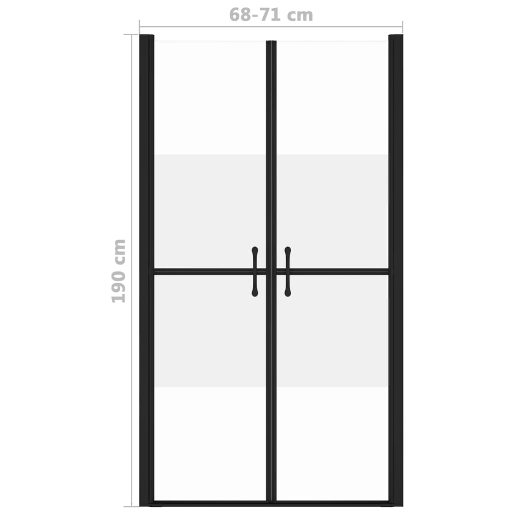 Porta per Doccia in ESG Semi Satinato (68-71)x190 cm - homemem39