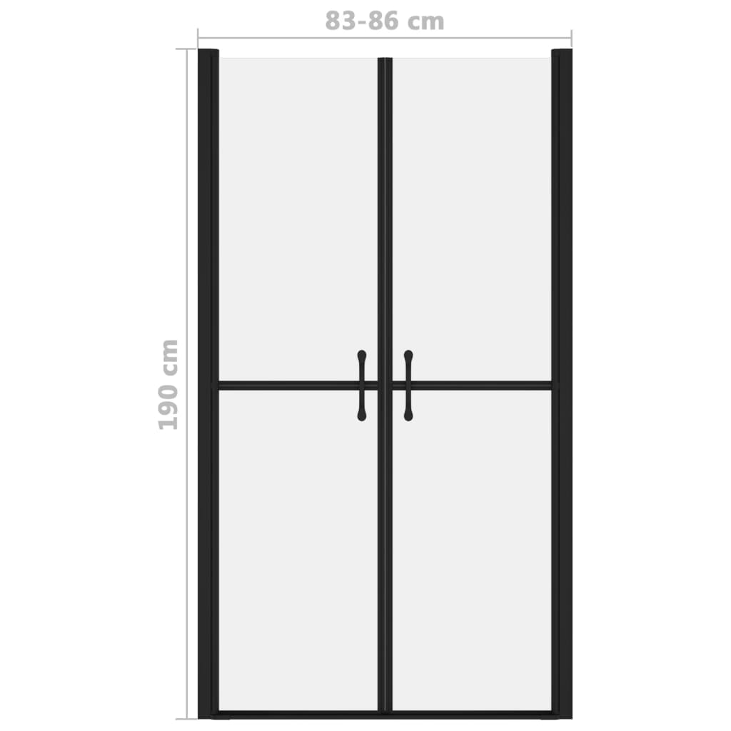 Porta per Doccia in ESG Satinato (83-86)x190 cm - homemem39