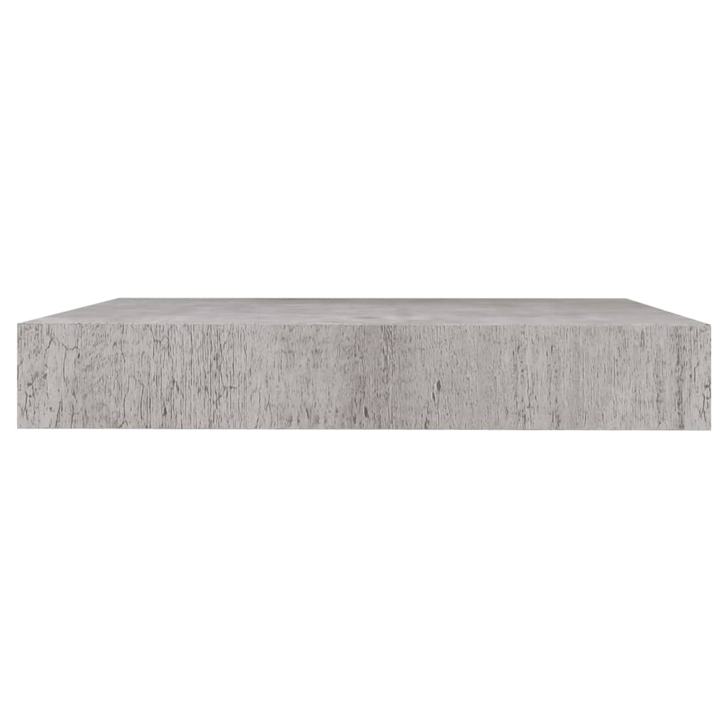 Mensole a Muro 4 pz Grigio Cemento 23x23,5x3,8 cm in MDF - homemem39