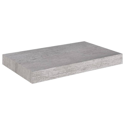 Scaffali a Parete 2 pz Grigio Cemento 40x23x3,8 cm in MDF - homemem39