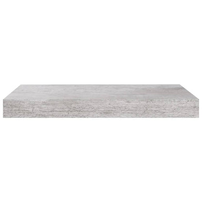 Scaffali a Parete 2 pz Grigio Cemento 40x23x3,8 cm in MDF - homemem39