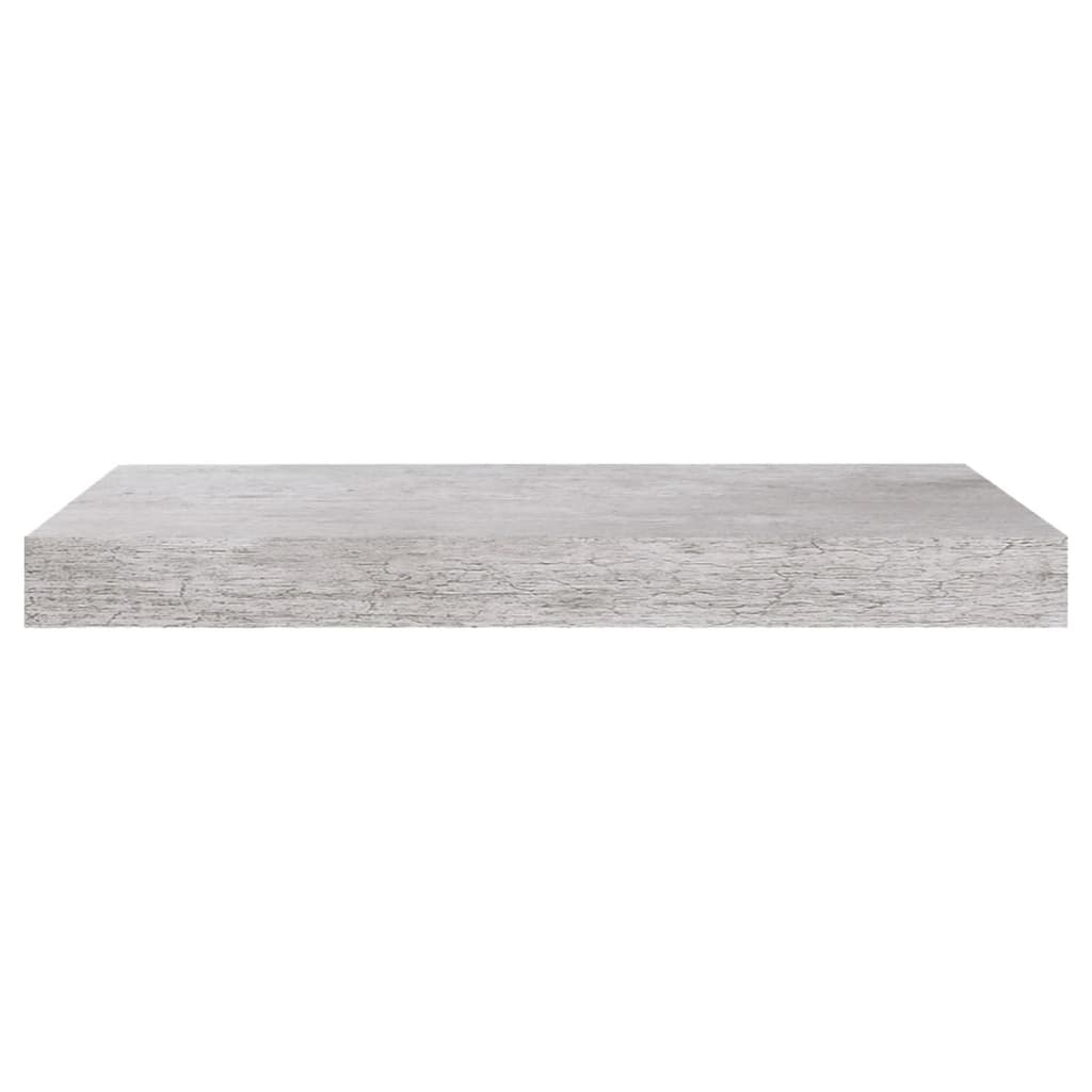 Scaffale a Parete Grigio Cemento 50x23x3,8 cm in MDF - homemem39