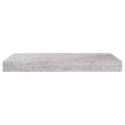 Scaffale a Parete Grigio Cemento 50x23x3,8 cm in MDF - homemem39