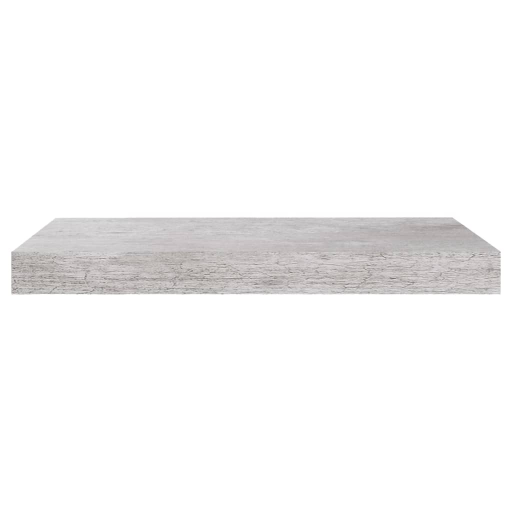 Scaffali a Parete 4 pz Grigio Cemento 50x23x3,8 cm in MDF - homemem39