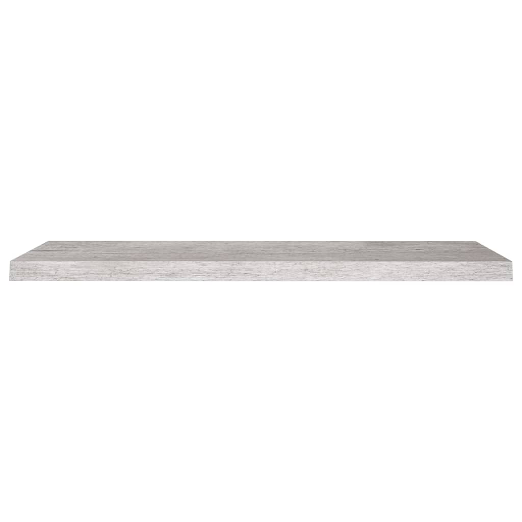 Scaffale a Parete Grigio Cemento 90x23,5x3,8 cm in MDF - homemem39