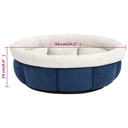 Cuccia per Cani 59x59x24 cm Blu - homemem39