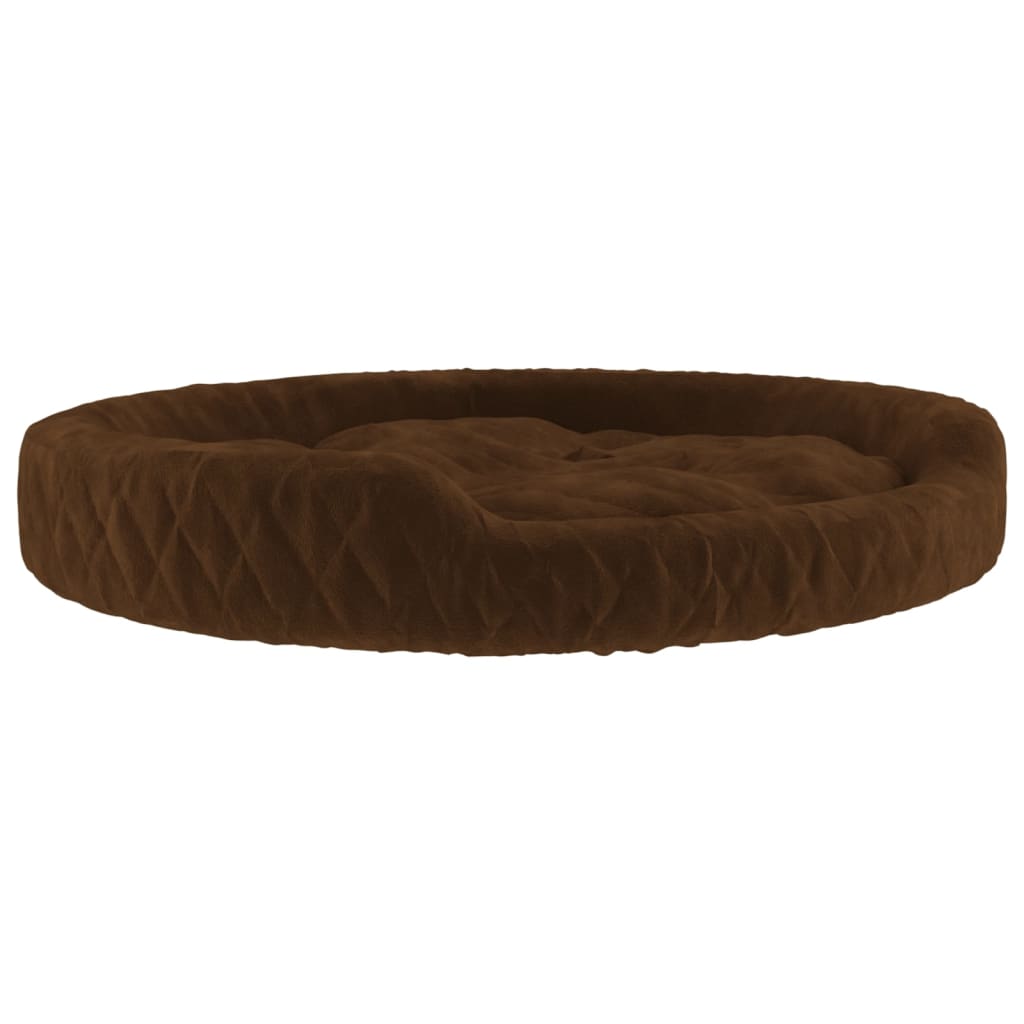 Lettino per Cani Marrone 90x70x23 cm in Peluche - homemem39