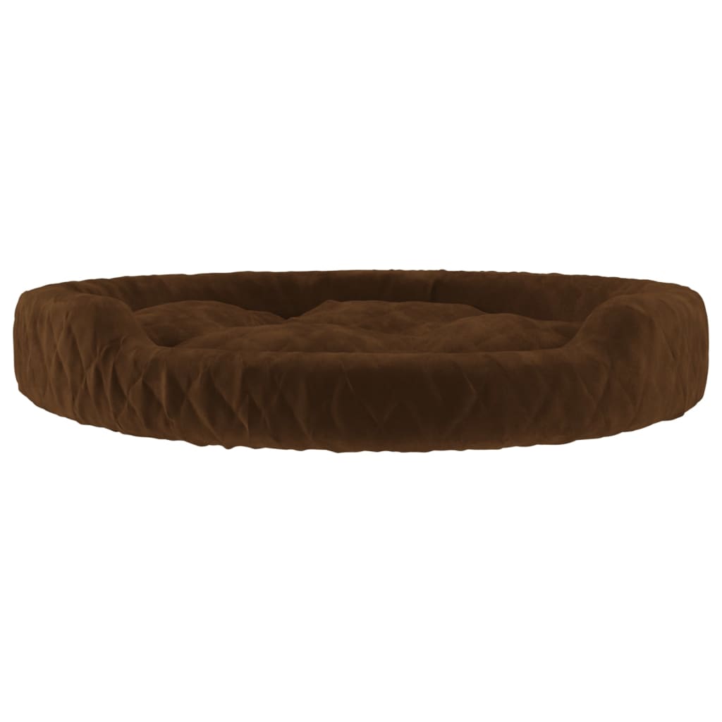 Lettino per Cani Marrone 90x70x23 cm in Peluche - homemem39