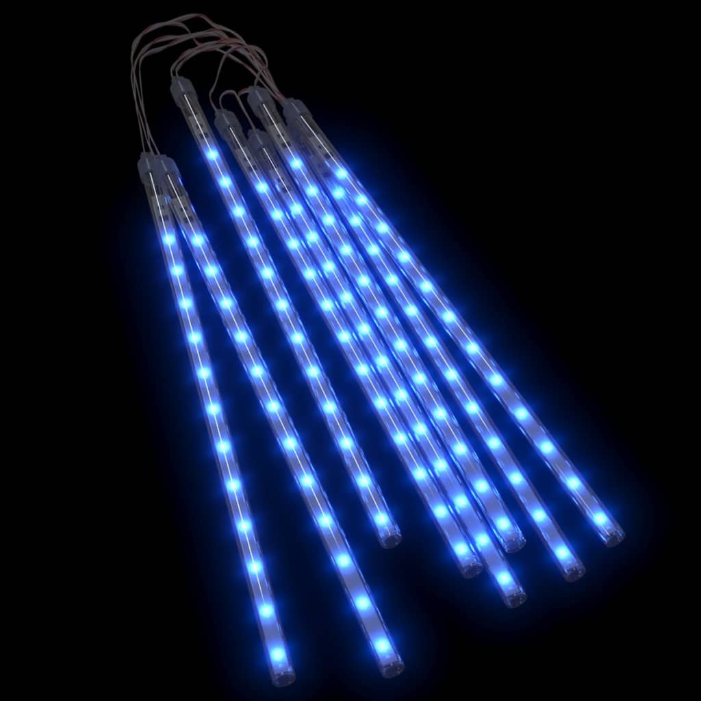 Luci Meteoriche 8 pz 30cm Blu 192 LED Interni Esterni - homemem39