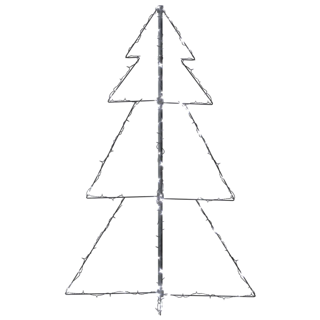 Albero di Natale a Cono 160 LED per Interni Esterni 78x120 cm - homemem39