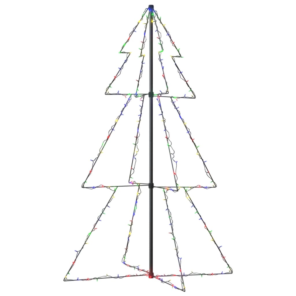 Albero di Natale a Cono 200 LED per Interni Esterni 98x150 cm - homemem39