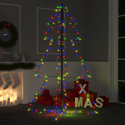 Albero di Natale a Cono 200 LED per Interni Esterni 98x150 cm - homemem39