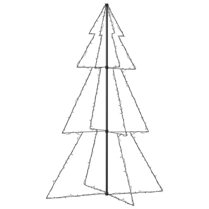 Albero di Natale a Cono 240 LED per Interni Esterni 118x180 cm - homemem39