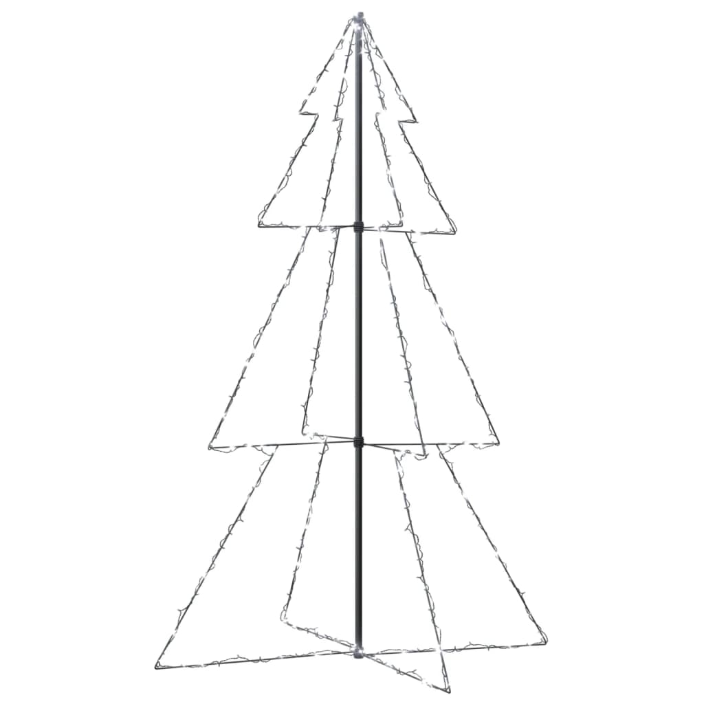 Albero di Natale a Cono 240 LED per Interni Esterni 118x180 cm - homemem39