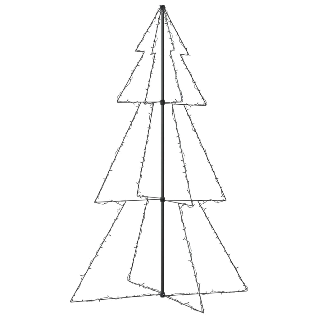 Albero di Natale a Cono 240 LED per Interni Esterni 118x180 cm - homemem39