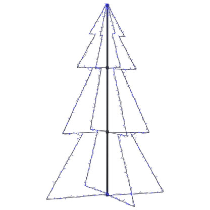 Albero di Natale a Cono 240 LED per Interni Esterni 118x180 cm - homemem39