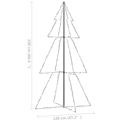 Albero di Natale a Cono 300 LED per Interni Esterni 120x220 cm - homemem39