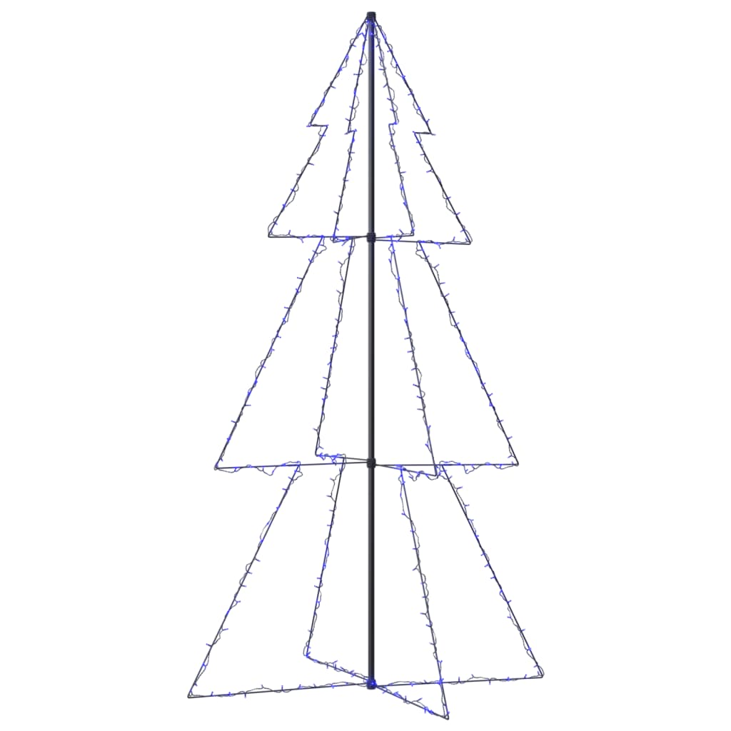 Albero di Natale a Cono 300 LED per Interni Esterni 120x220 cm - homemem39