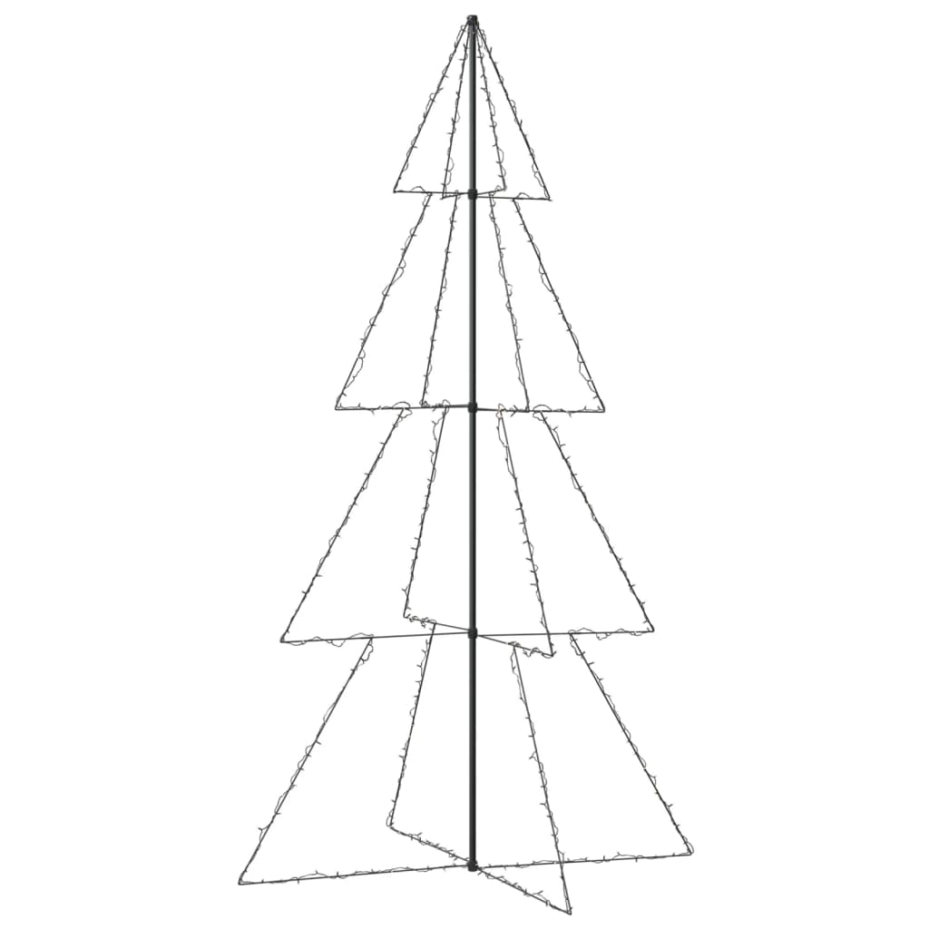 Albero di Natale a Cono 360 LED per Interni Esterni 143x250 cm - homemem39