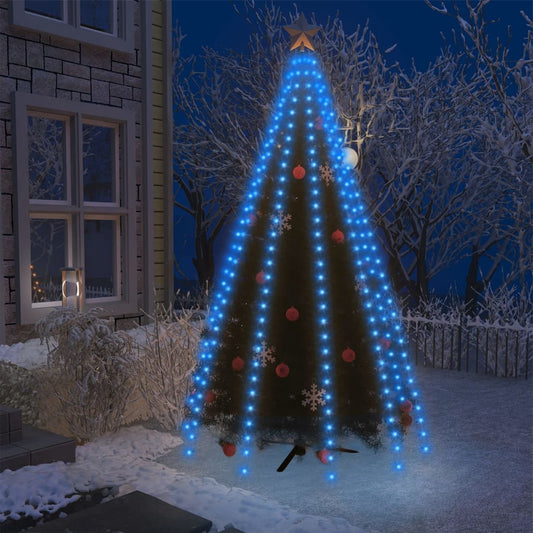 Rete di Luce per Albero di Natale 250 LED Blu 250 cm - homemem39