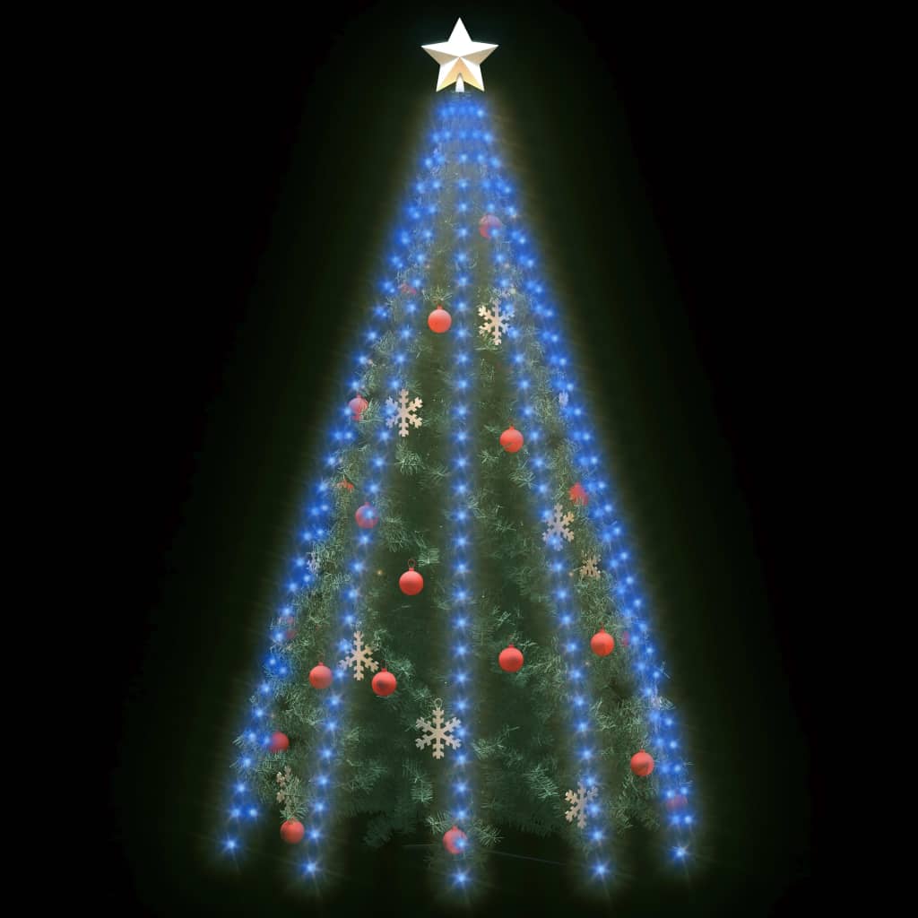 Rete di Luce per Albero di Natale 300 LED Blu 300 cm - homemem39