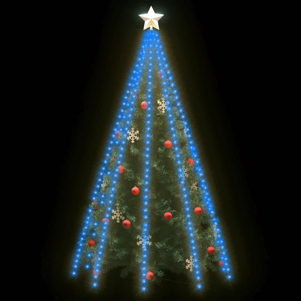 Rete di Luce per Albero di Natale 400 LED Blu 400 cm - homemem39