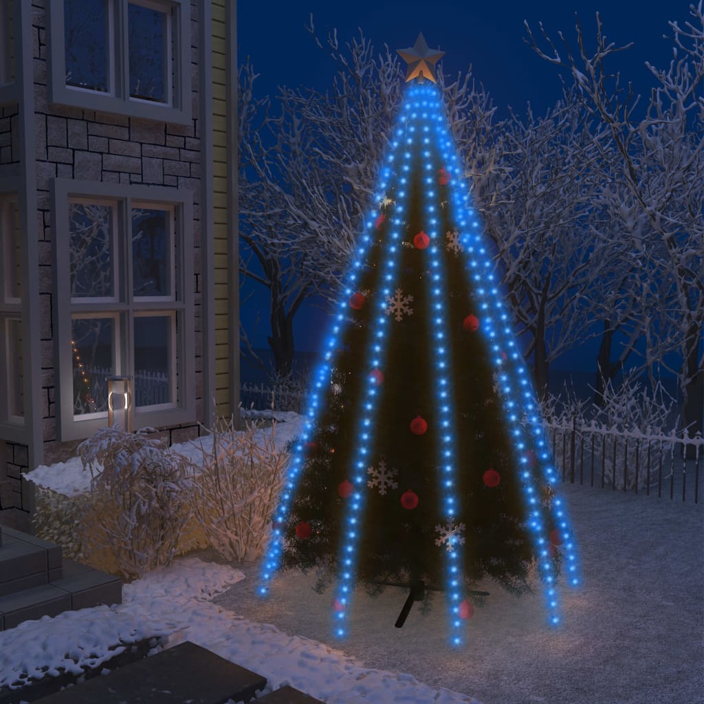 Rete di Luce per Albero di Natale 400 LED Blu 400 cm - homemem39