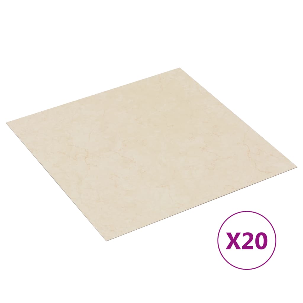 Listoni per Pavimenti Autoadesivi 20 pz in PVC 1,86 m² Beige - homemem39