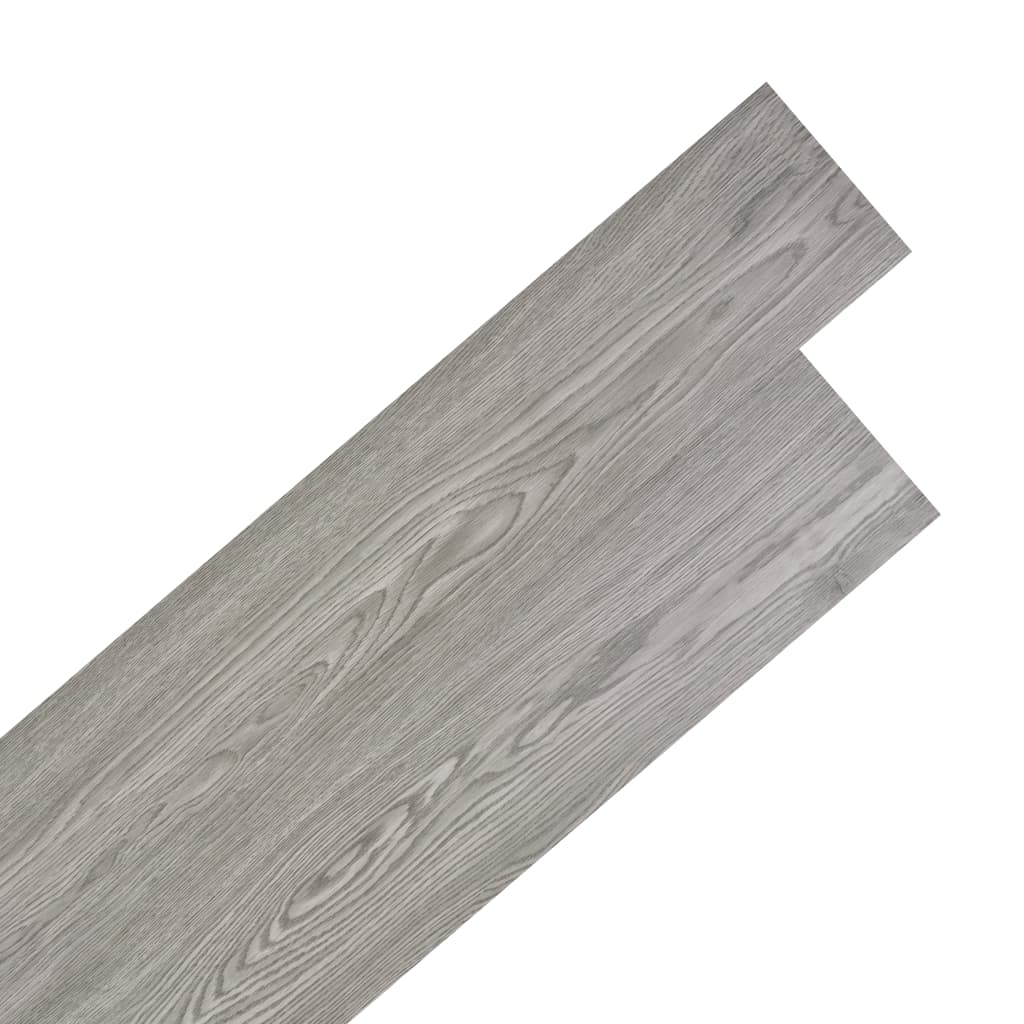 Listoni Pavimento Autoadesivi PVC 5,21 m² 2 mm Grigio Scuro - homemem39