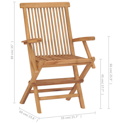 Sedie da Giardino 8 pz in Legno Massello di Teak - homemem39