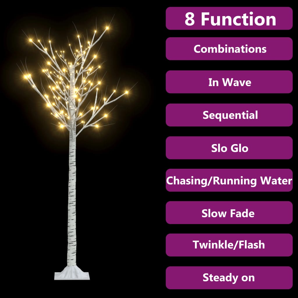 Albero Natale 140 LED 1,5m Salice Bianco Caldo Interno Esterno - homemem39