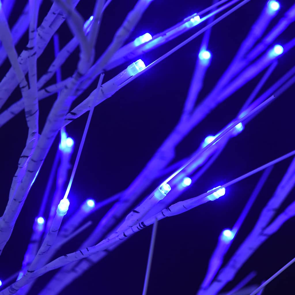 Albero Natale 140 LED 1,5m Salice Blu Interno Esterno - homemem39