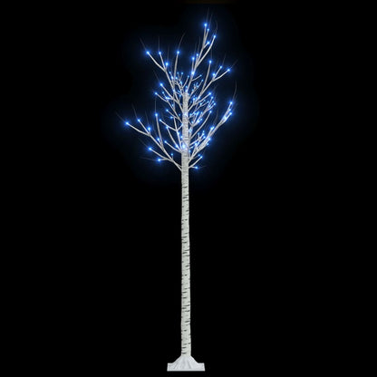 Albero Natale 180 LED 1,8m Salice Blu Interno Esterno - homemem39