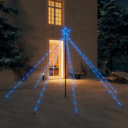 Luci per Albero di Natale Interni Esterni 400 LED Blu 2,5 m - homemem39